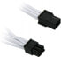 Фото #1 товара BitFenix 6 Pin PCIe - 45cm - 0.45 m - PCI-E (6-pin) - PCI-E (6-pin) - Male - Female - Black - White