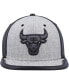 Фото #3 товара Men's Heathered Gray Chicago Bulls Day One Snapback Hat