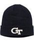 Фото #1 товара Men's Navy Georgia Tech Yellow Jackets Core Raised Cuffed Knit Hat