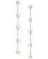 ფოტო #10 პროდუქტის Imitation Pearls Earrings Dripping in 18K Gold Plating