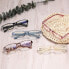 Фото #14 товара Yuluki Pack of 5 Reading Glasses Blue Light Blocking Visual Aid for Women Men Lightweight Rectangle Glasses Spring Hinge