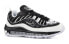 Фото #3 товара Кроссовки Nike Air Max 98 черные серебристые, низкие, модель GS BV4872-001