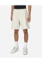 Фото #3 товара Sportswear solo swoosh fleece unisex bol kesim fransız kumaş beyaz şort