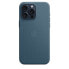 Фото #2 товара Чехол Apple FineWoven Case mit MagSafe для iPhone 15 Pro Max, синий