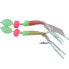 Фото #2 товара EVIA Mini Flashing Bi Colour Larvae Feather Rig 6 Units
