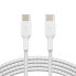 Фото #3 товара Belkin USB-C to Braided PVC 2m Twin Pack - Cable - Digital