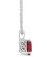 Garnet (2-3/4 ct. t.w.) Pendant Necklace in Sterling Silver. Also Available in Blue Topaz (2-3/4 ct. t.w.)