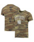 Фото #2 товара Men's Camo West Virginia Mountaineers Arch Logo Tri-Blend T-shirt