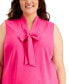 Plus Size Bow Top