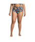 Plus Size Tummy Control High Waisted Bikini Swim Bottoms Print