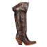 Фото #1 товара Dan Post Boots Kommotion Embroidery Snip Toe Cowboy Womens Brown Casual Boots D