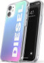 Фото #1 товара Чехол для смартфона Diesel Snap Case Holographic с белым логотипом FW20