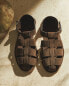 Фото #7 товара Leather cage sandals