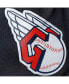 ფოტო #5 პროდუქტის Men's Navy Cleveland Guardians Logo Mesh Shorts