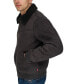 Фото #3 товара Men's Faux-Shearling Full-Zip Bomber Jacket