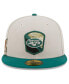 Фото #2 товара Men's Stone, Green New York Jets 2023 Salute To Service 59FIFTY Fitted Hat