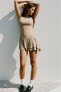 SHORT PLAYSUIT DRESS WITH RUFFLES