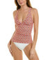 Фото #1 товара Helen Jon Convertible Tankini Women's Red Xs