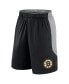 Men's Black Boston Bruins Go Hard Shorts