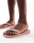 ASOS Exclusive Havaianas top flip flops in pink