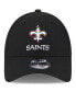 Фото #3 товара Men's Black New Orleans Saints 2023 NFL Crucial Catch 9FORTY Adjustable Hat