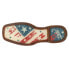 Фото #5 товара Durango Durango Distressed Flag Embroidery Western Mens Brown, White Casual Boo