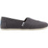 Фото #1 товара TOMS Alpargata Slip On Womens Size 5.5 B Flats Casual 001001B07-GREY