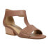 Фото #2 товара VANELi Calyx TStrap Womens Brown Casual Sandals 302947