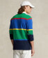 ფოტო #2 პროდუქტის Men's Classic-Fit Striped Jersey Rugby Shirt