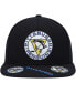 ფოტო #2 პროდუქტის Men's Black Pittsburgh Penguins Vintage-Like Hat Trick Snapback Hat