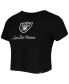 Women's Black Las Vegas Raiders Historic Champs T-shirt