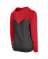 ფოტო #1 პროდუქტის Women's Scarlet San Francisco 49ers Color-Block Full-Zip Hoodie