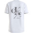CALVIN KLEIN JEANS Mirrored Logo short sleeve T-shirt