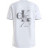 Фото #2 товара CALVIN KLEIN JEANS Mirrored Logo Short Sleeve T-Shirt