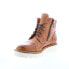 Bed Stu Bonnie III F393057 Womens Brown Leather Zipper Ankle & Booties Boots