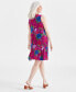 ფოტო #2 პროდუქტის Petite Floral Print Flip Flop Dress, Created for Macy's