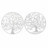Фото #1 товара Статуэтка дерево коттедж DKD Home Decor White Multicolour Tree Cottage 99 х 1 х 99 см (2 шт)