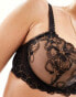 Boux Avenue Bridget balconette bra in black & gold