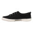 Фото #3 товара Sperry Pier Wave Seacycled Baja Lace Up Womens Black Sneakers Casual Shoes STS8