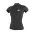 Рашгард O'Neill Wetsuits Thermo X Crew S/S T-Shirt Черный, XL - фото #1