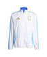 Фото #1 товара Men's White Argentina National Team 2024 Reversible Anthem Full-Zip Jacket