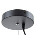 Ceiling Light Black Metal 26 x 26 x 46 cm