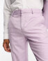 Ben Sherman slim fit suit trousers in lilac