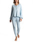 ფოტო #3 პროდუქტის Women's Blair Hacci Long Sleeve Pajama Top