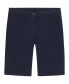 ფოტო #1 პროდუქტის Little Girls Uniform 5 Pocket Stretch Sateen Skinny Bermuda Shorts