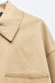 Фото #5 товара Куртка-рубашка в полоску с манжетами ZARA