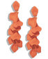 ფოტო #4 პროდუქტის Women's Satin Petal Duster Earrings