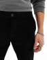 Фото #3 товара Selected Homme loose fit cord trousers in black