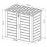 Фото #6 товара GARDIUN Soften II 1170L Outdoor Storage Resin Deck Box