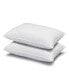 Фото #8 товара Superior Cotton Blend Shell Soft Density Stomach Sleeper Down Alternative Pillow, Standard - Set of 2